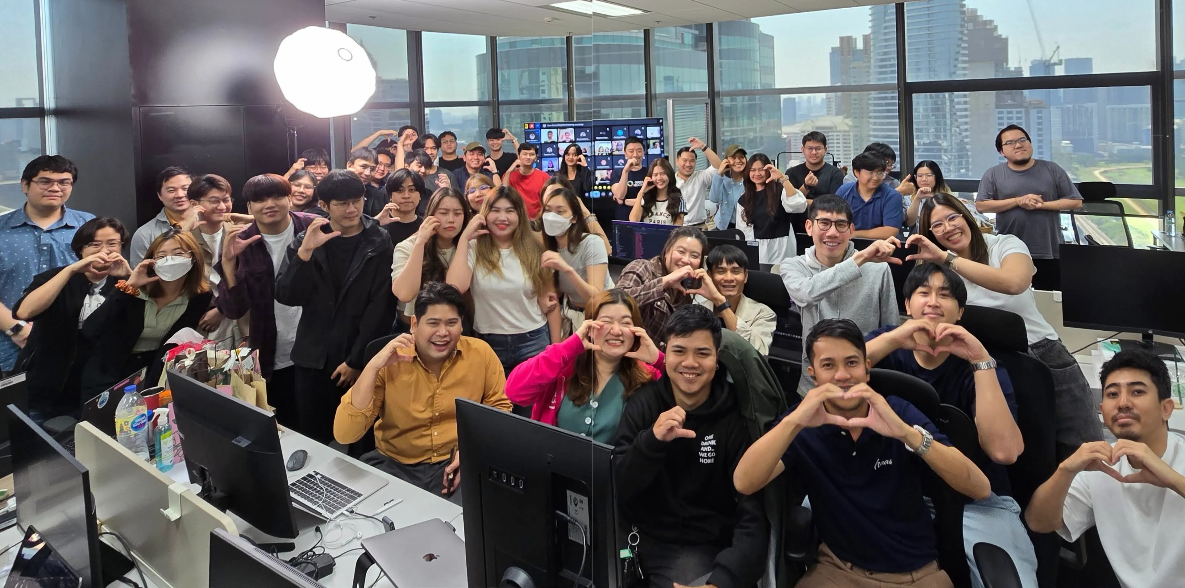 The Green Moons team at our Bangkok office